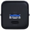 3Mk apsaugos priedai - 3mk Hyper GaN įkroviklis 20W QC4+ PD PPS USB 1A1C Juodas EU