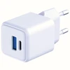 3Mk Apsaugos Priedai - 3mk Hyper GaN Įkroviklis 20W QC4+ PD PPS USB 1A1C Baltas EU