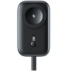 Indukcinis įkroviklis Apple Watch Usams CD245 2-in-1 su 1200mAh išorine baterija + USB-C laidu, titano spalvos