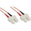 InLine Fiber Optic Patchcord SC/SC, 50/125 µm, OM2 7,5 m (83575)