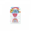 Invisibobble Clipstar Glow Happy Heart - Plaukų sagtukas 2pcs