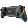 „iPega 9122“ belaidis tempimo RGB žaidimų pultas, skirtas „Android“ / „iOS“ / „PS3“ / „PS4“ / „PC“, juodas