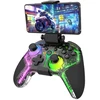 „iPega 9666TH“ „Bluetooth“ RGB žaidimų pultas, skirtas „Android“ / „iOS“ / „PS3“ / „PS4“ / „PC“ / „N-Switch“ juodas
