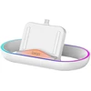 iPega P5P02 įkroviklio dokas su RGB, skirtas Playstation Portal nuotolinio grotuvo baltos spalvos