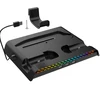 iPega P5S006 daugiafunkcis įkrovimo RGB stovas su aušinimu, skirtas PS5 Slim Juodas