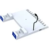 iPega P5S009 daugiafunkcis įkrovimo stovas, skirtas PS5 Slim Baltas