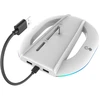 iPega P5S035SA vertikalus stovas (2xUSB-A) su RGB, skirtas PS5 Slim / PS5 Pro Baltas