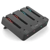 iPega SW2081 Charger Dock for JoyCon Controllers Nintendo Switch 1/2 Juodas
