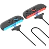 „iPega SW2119A“ įkrovimo laidas (3 m, 2 vnt.), skirtas „JoyCon“ valdikliui „Nintendo Switch 2“, raudonas/mėlynas