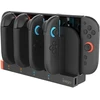 „iPega SW2185“ įkroviklio stotelė „JoyCon“ valdikliams, „Nintendo Switch 2“, juoda