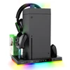 iPega XBX024S daugiafunkcis įkrovimo RGB stovas su aušinimu, skirtas Xbox