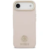 Dėklas Guess Grained Strass Logo MagSafe iPhone Air Case - Rožinė