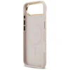 Dėklas Guess Grained Strass Logo MagSafe iPhone Air Case - Rožinė