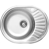 Virtuvės kriauklė AB 570x450x0.8mm Nerūdijančio plieno