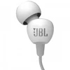 JBL C100SI stereofoninės ausinės su mikrofonu 3,5 mm baltos