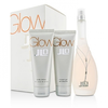 Jennifer Lopez „Glow“ rinkinys su tualetiniu vandeniu (100 ml) + kūno losjonu (75 ml) + dušo žele (75 ml)
