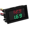 Joy It Voltmetras + ampermetras LED panelinis darbinė įtampa 3.5V-30V, matuojama įtampa 0-99.9V, srovė 0-9.99A