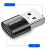C tipo USB vyriškas-moteriškas adapteris (2 vnt.) Joyroom S-H152 (juodas)