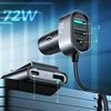 Automobilinis įkroviklis JOYROOM JR-CL05 72W (juodas)