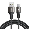 Joyroom Kabelis Light-Speed USB į USB-C SA25-AC3 / 3A / 1.2m (juodas)