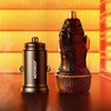 Automobilinis įkroviklis Joyroom CCN06 2xUSB-C 30W juodas