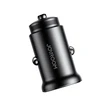 Automobilinis įkroviklis Joyroom CCN06 2xUSB-C 30W juodas