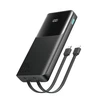 Joyroom JR-PBF19 22.5W 10000mAh Powerbank with Two Built-in Cables – juodos spalvos