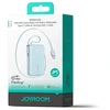Joyroom JR-PR2L 10000mAh 35W išorinė baterija su integruotu ištraukiamu USB-C laidu ir „Lightning“ laidu ant virvelės - Mėlyna