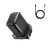Joyroom JR-TCF23 25W sieninis įkroviklis su 1 m USB-C laidu - Juodas