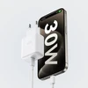 Įkroviklis Joyroom JR-TCF24 30W USB-C + USB-C į USB-C laidas 1,0m baltas
