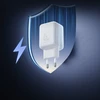 Joyroom JR-TCL05 45W GaN Wall Charger with Cable Organizer – baltos spalvos