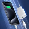 Joyroom JR-TF4 18W sieninis įkroviklis su 3A USB-A - USB-C 1m laidu - baltas
