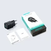 Joyroom JR-TG7 33W USB-A + USB-C sieninis įkroviklis – juodas