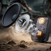 Joyroom Maya JR-MS03 portable Bluetooth garsiakalbis su built-in flashlight, resistant - geltona