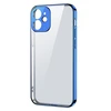 Joyroom New Beauty Series ultra plonas with electroplated frame iPhone 12 Pro dark-dėklas telefonui mėlynos spalvos (JR-BP743)