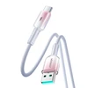 Joyroom S-A42 3A USB-A USB-C Kabelis 1.2m baltos spalvos