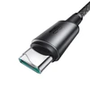 USB kabelis Joyroom SA-50 USB-A to USB-C 3A 1.2m tamsiai pilkas