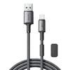 USB kabelis Joyroom SA-50 USB-A to Lightning 3A 1.2m tamsiai pilkas