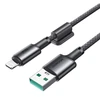USB kabelis Joyroom SA-50 USB-A to Lightning 3A 1.2m tamsiai pilkas
