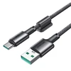 USB kabelis Joyroom SA-50 USB-A to USB-C 3A 1.2m tamsiai pilkas