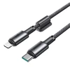 USB kabelis Joyroom SA-50 USB-C to Lightning 30W 1.2m tamsiai pilkas