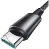 Joyroom S-A50 Unlimited serijos duomenų perdavimo ir įkrovimo kabelis | USB-A į USB-C | 15 W | 1,2 m | pilkas
