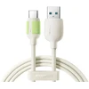 Joyroom S-A53 duomenų perdavimo ir įkrovimo kabelis | USB-A į USB-C | 30W | 2m | smėlio spalvos