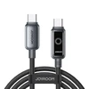 Kabelis Joyroom S-A55 StarFlight 100W USB-C – USB-C 1,2m – juodos spalvos