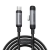 Joyroom S-A56 EnjoyX Series 90° USB-C – USB-C kabelis 60W 1.2m – juodos spalvos