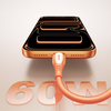 Joyroom S-A59 Vibrant Series 60W USB-C - USB-C Cable 1.2m - Oranžinis