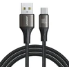 Joyroom SA25-AC6 duomenų perdavimo ir įkrovimo kabelis | USB-A į USB-C | 100 W | 1,2 m | juodas