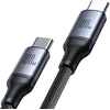 Joyroom Speedy Series SA21-1T2 duomenų perdavimo ir įkrovimo kabelis | USB-C į USB-C | 100 W | 1,5 m | juodas