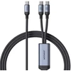 Joyroom Speedy Series SA21-1T2 duomenų perdavimo ir įkrovimo kabelis | USB-C į USB-C | 100 W | 1,5 m | juodas