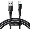 Joyroom Starry Series SA32-AC3 duomenų perdavimo ir įkrovimo kabelis | USB-A į USB-C | 15 W | 1 m | juodas